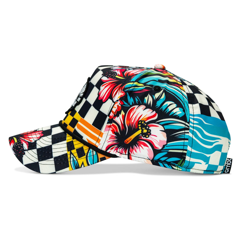 Load image into Gallery viewer, Kill Bad Vibes Skull Weekender Rope Snapback Hat