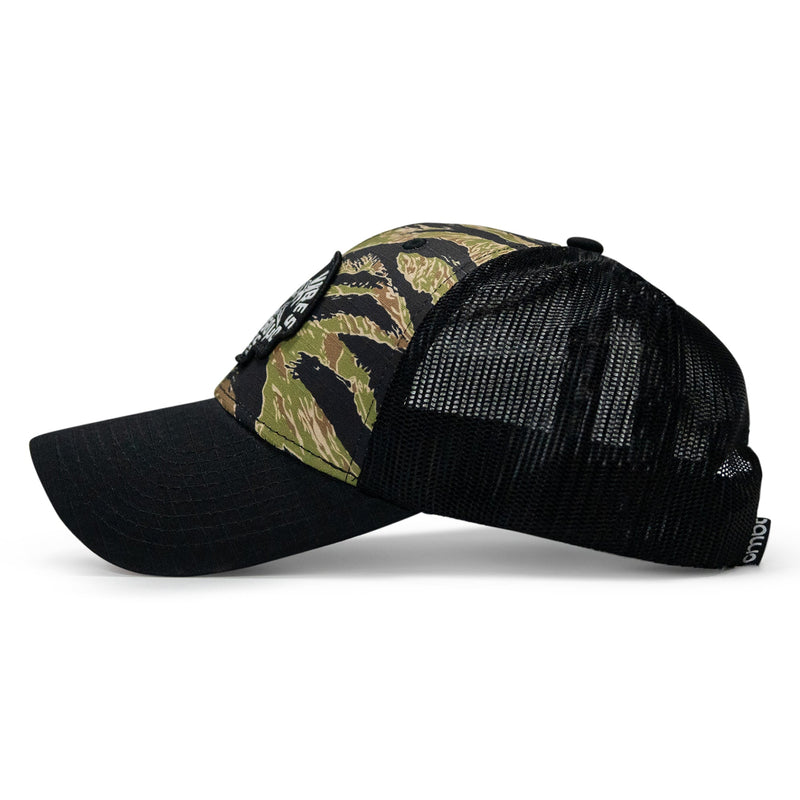 Load image into Gallery viewer, Kill Bad Vibes Skull Patch Original Ripstop Snapback Hat