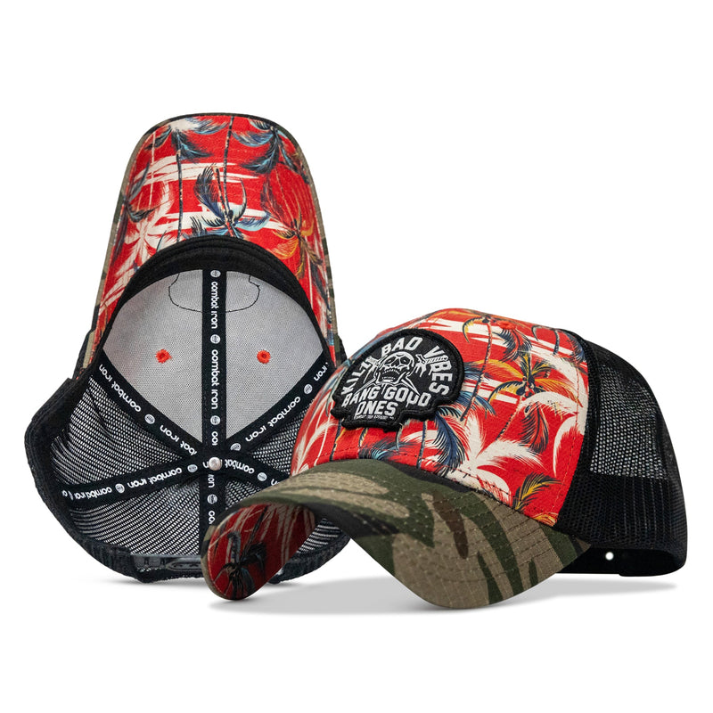 Load image into Gallery viewer, Kill Bad Vibes Skull Patch Original Ripstop Snapback Hat