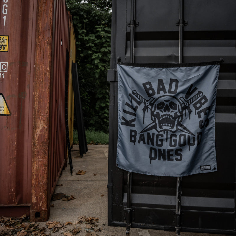 Load image into Gallery viewer, Kill Bad Vibes 3'x3' Flag