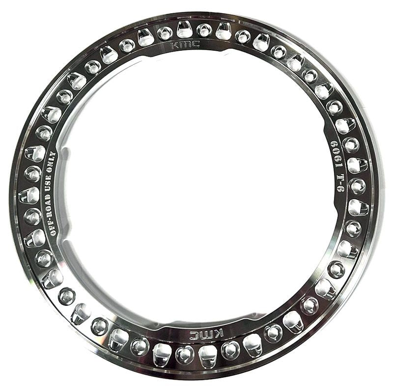 KMC 17" Bead lock ring Slotted & Machined Aluminum