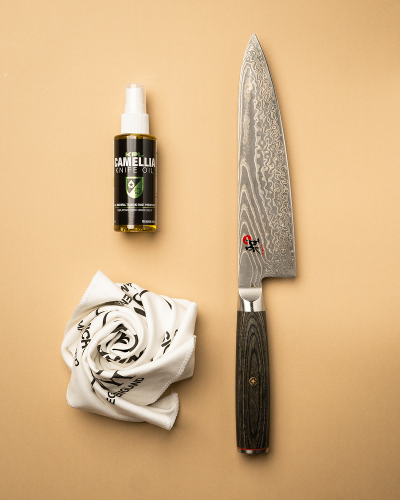 Load image into Gallery viewer, Organic Camellia Kitchen Knife Oil - Carbon Steel and Cast Iron