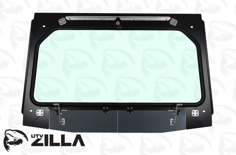 Load image into Gallery viewer, Black Vented KRX Full Glass Windshield with Wiper