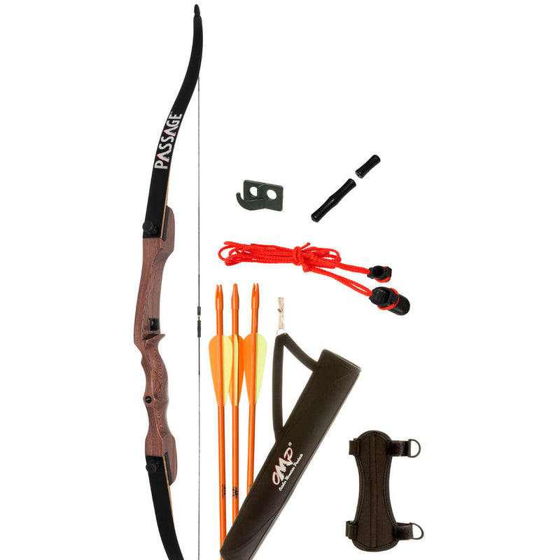 Load image into Gallery viewer, October Mountain Passage Recurve Bow Package 54 In. 20 Lbs. Lh