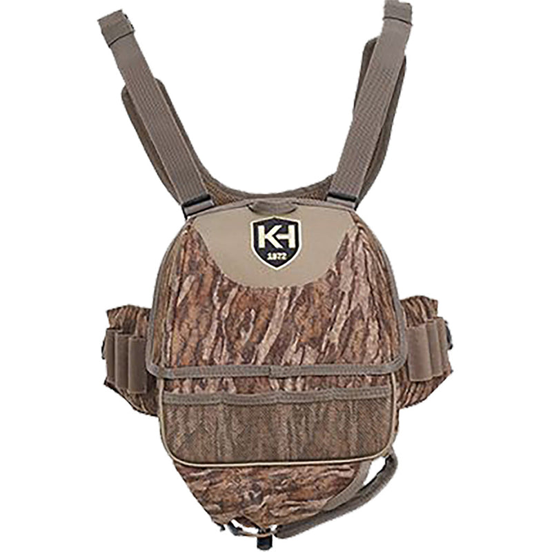 Load image into Gallery viewer, Knight And Hale Run N Gun 100 Turkey Vest Mossy Oak Bottomland