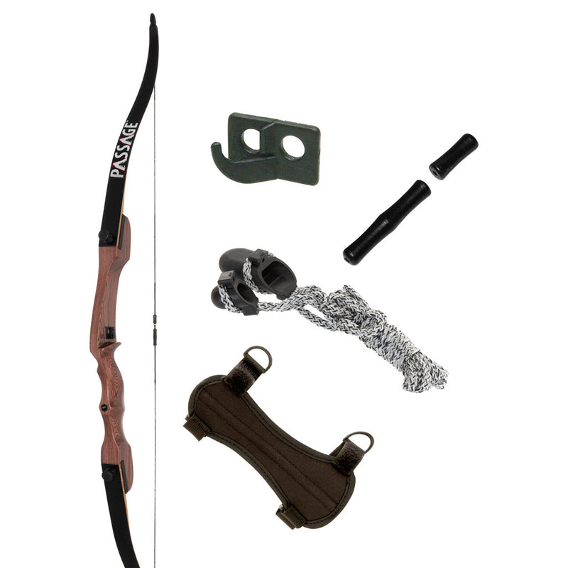 Load image into Gallery viewer, October Mountain Passage Recurve Bow Package 54 In. 20 Lbs. Rh No Arrows Or Quiver