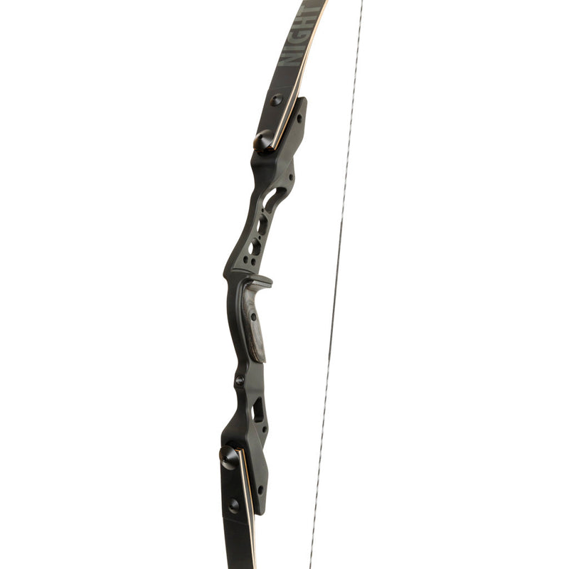 Load image into Gallery viewer, October Mountain Night Ridge Ilf Recurve Bow Black 60 In. 35 Lbs. Rh
