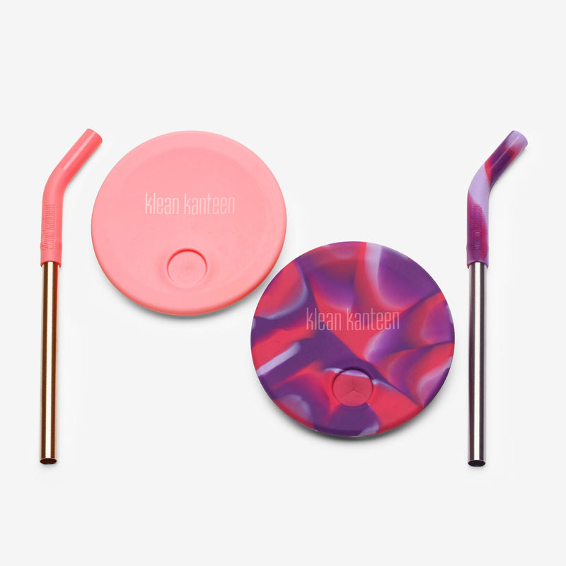 Load image into Gallery viewer, Kid's Cup Straw Lid 2-Pack