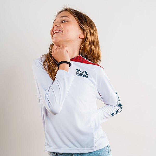 Kid's Hooded Performance Long Sleeve Shirt