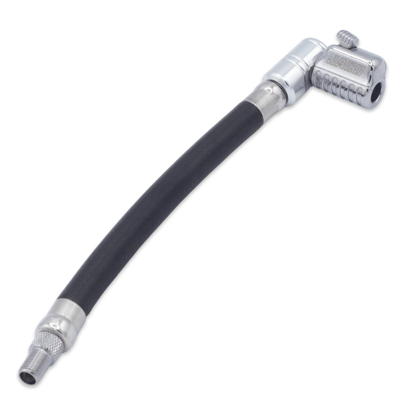 Load image into Gallery viewer, Lightning™ L2X Quick-Connect Locking Tire Inflator Air Chuck Extension | Patented Lock-on Compressor Hose Attachment (Open Flow)