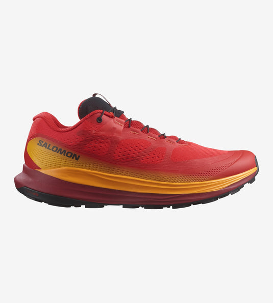 Men's Salomon Ultra Glide 2, High Risk Red/Zinnia/Black, 12 D Medium - Skoutley Outdoors LLC