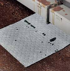 Load image into Gallery viewer, 15" x 19" Gray Universal Bonded Heavy Weight Perforated Sorbent Pad | L90902