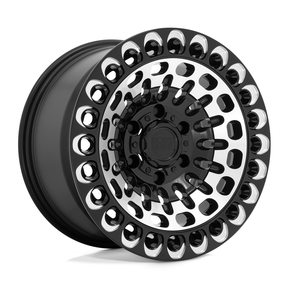 Black Rhino Hard Alloys Labyrinth Gloss Black With Machined Face & Milling