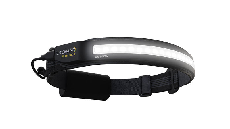 Load image into Gallery viewer, ACTIV 1000 Lumen LED Wide Beam Rechargeable Headlamp