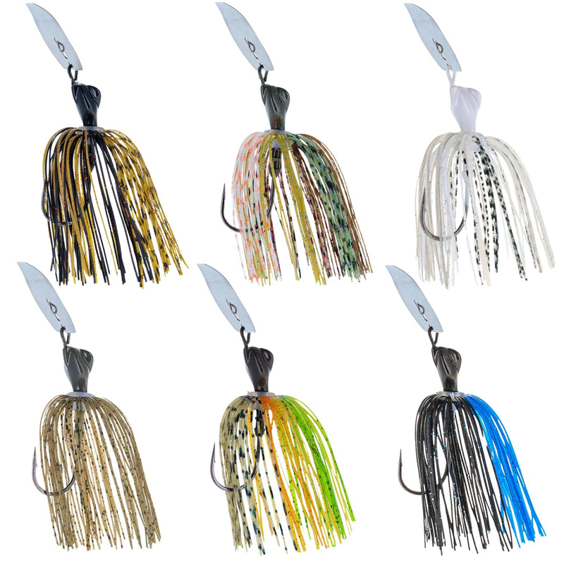 Load image into Gallery viewer, Reaction Tackle Lead Breaker Jigs- 3-Pack; Durable Fishing Jigs for Freshwater & Saltwater