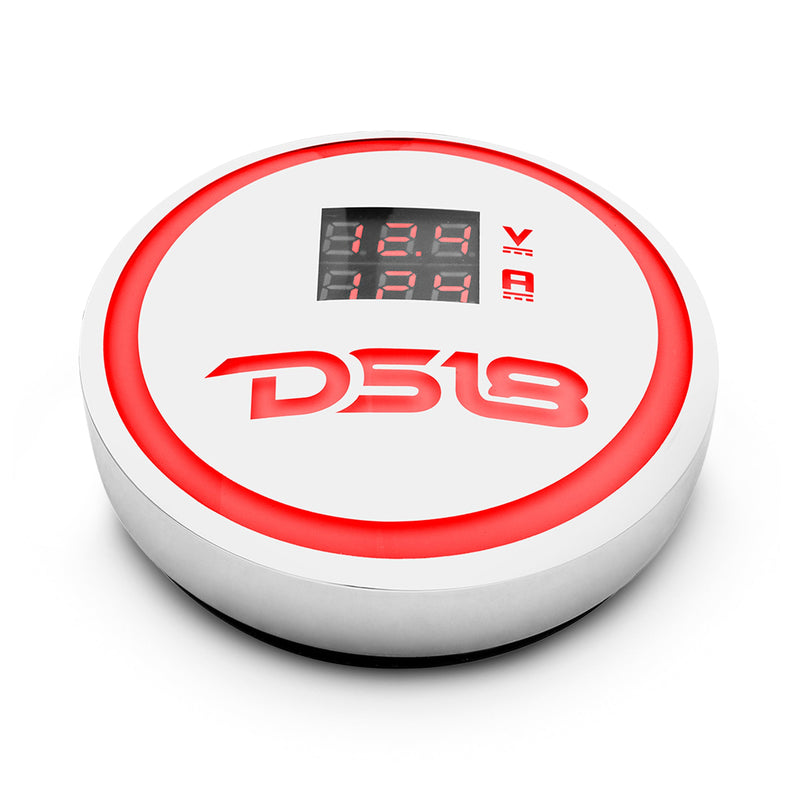 Load image into Gallery viewer, DS18 LBC6VAM Badge with RGB Lights and Volt/Current Meter