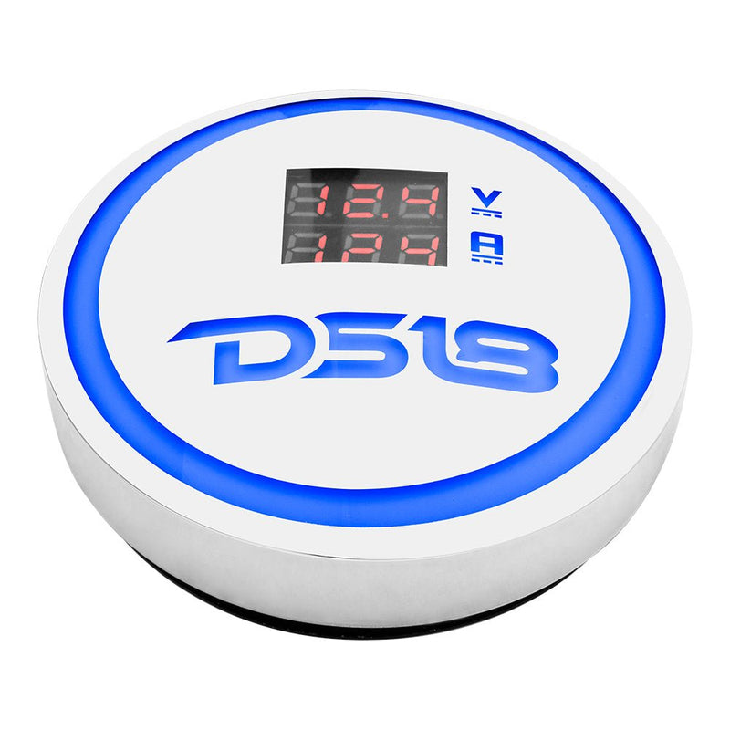 Load image into Gallery viewer, DS18 LBC6VAM Badge with RGB Lights and Volt/Current Meter
