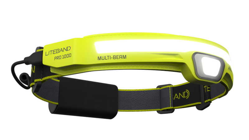 Load image into Gallery viewer, PRO 1000 Lumen LED Multi-Beam Rechargeable Headlamp