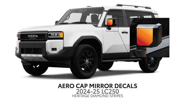 Load image into Gallery viewer, 2024+ Land Cruiser 250 Aero Cap Mirror Decals