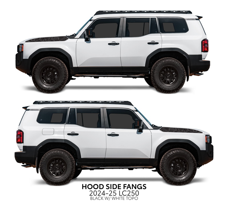 Load image into Gallery viewer, 2024+ Land Cruiser 250 Hood Side Fangs