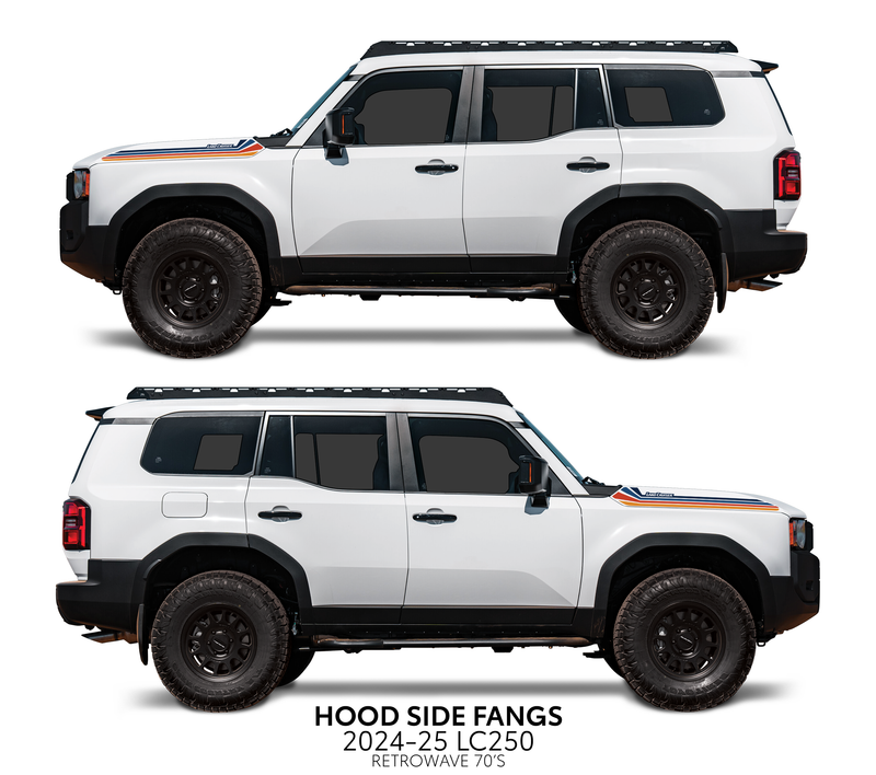 Load image into Gallery viewer, 2024+ Land Cruiser 250 Hood Side Fangs