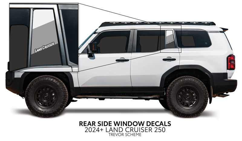 Load image into Gallery viewer, 2024+ Land Cruiser 250 Rear Side Window Decal