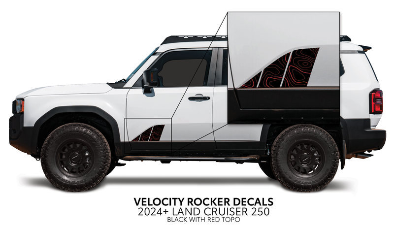Load image into Gallery viewer, 2024+ Land Cruiser 250 Velocity Lower Rocker Decals