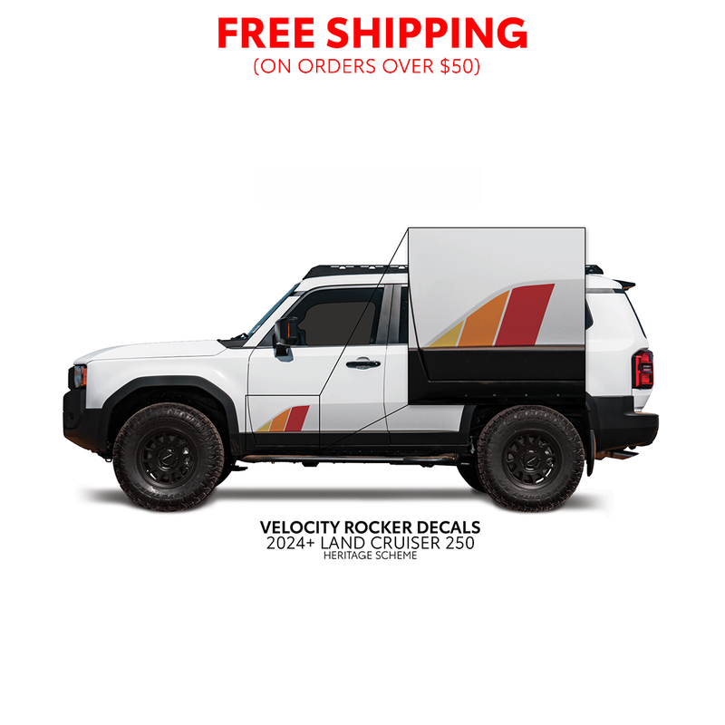 Load image into Gallery viewer, 2024+ Land Cruiser 250 Velocity Lower Rocker Decals