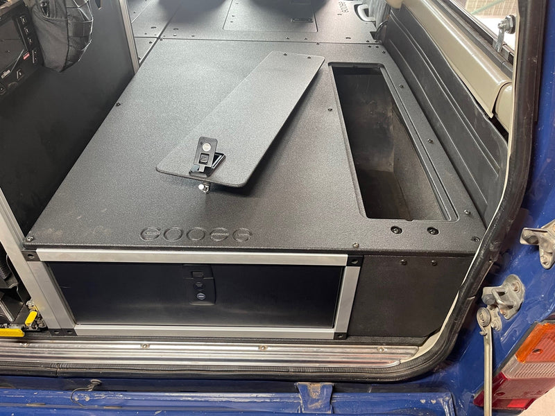 Load image into Gallery viewer, Toyota Land Cruiser 1980-1990 60 Series - Single Drawer Module with Fitted Top Plate - 22-3/16"W x 9-1/2"H x 40"D