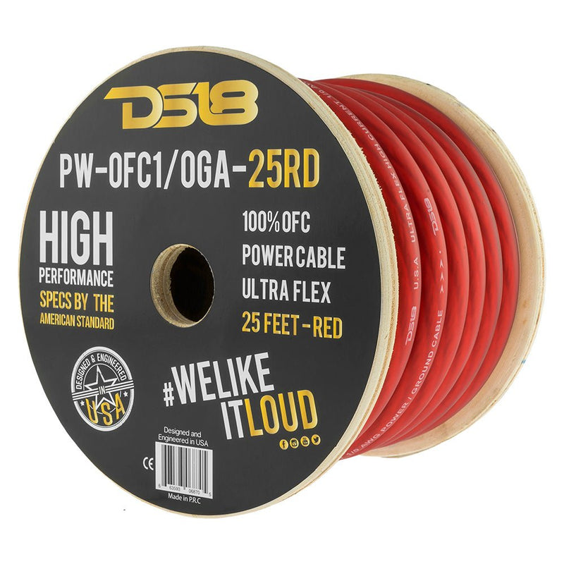 Load image into Gallery viewer, 1/0-GA 100% OFC Ground, Power Cable, 25 Feet
