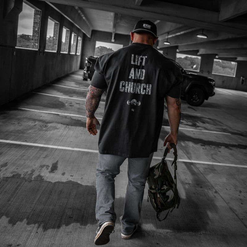 Load image into Gallery viewer, Lift And Church Men's T-Shirt