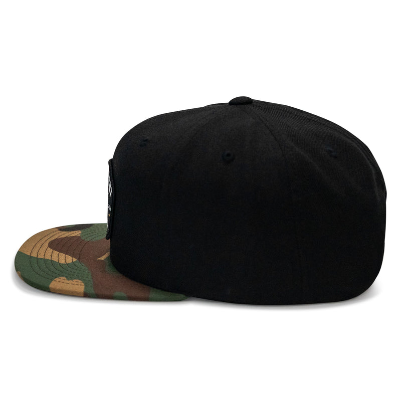 Load image into Gallery viewer, Lift Violent Barbell Co Patch Flatbill Snapback Hat