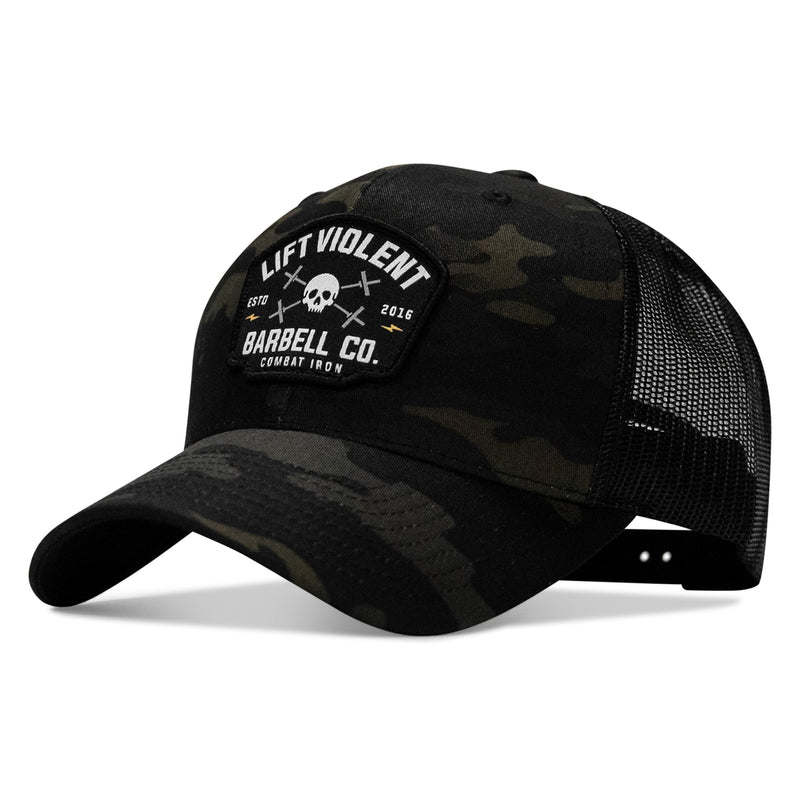 Load image into Gallery viewer, Lift Violent Barbell Co Patch Snapback Hat