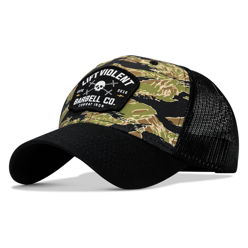 Load image into Gallery viewer, Lift Violent Barbell Co Patch Original Ripstop Snapback Hat
