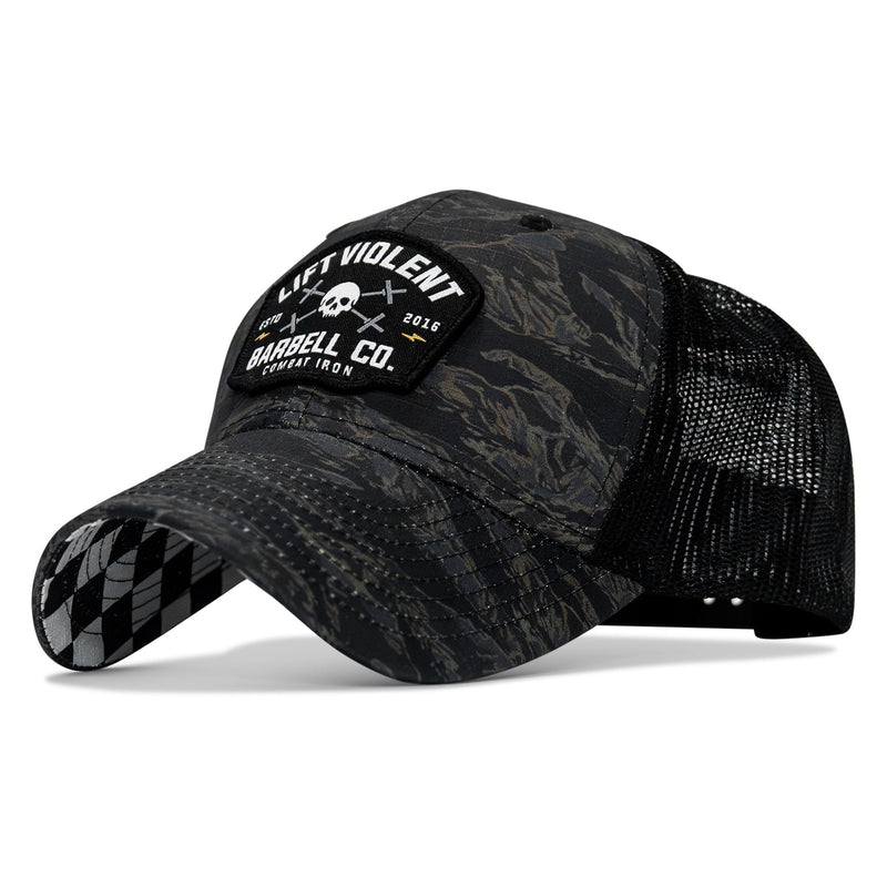 Load image into Gallery viewer, Lift Violent Barbell Co Patch Original Ripstop Snapback Hat