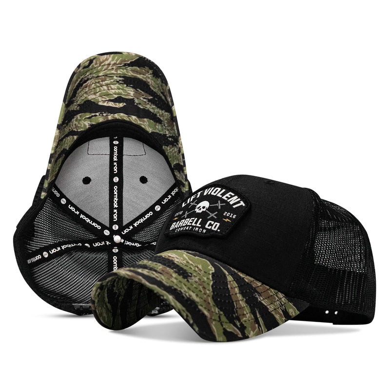 Load image into Gallery viewer, Lift Violent Barbell Co Patch Original Ripstop Snapback Hat