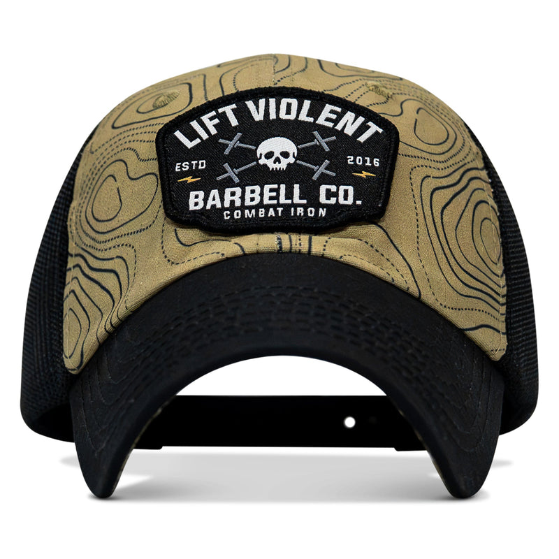Load image into Gallery viewer, Lift Violent Barbell Co Patch. Tactical Ripstop Mesh Snapback Hat