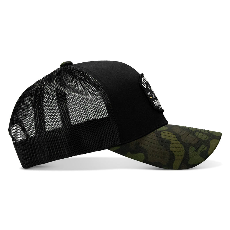 Load image into Gallery viewer, Lift Violent Barbell Co Patch Snapback Hat