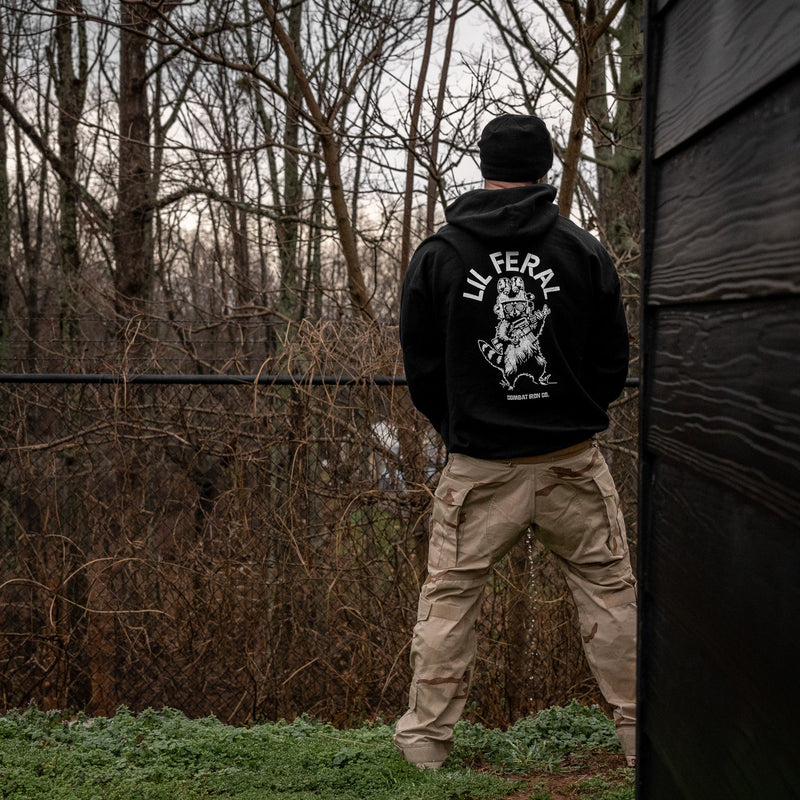 Load image into Gallery viewer, Lil Feral Raccoon Men's Hoodie