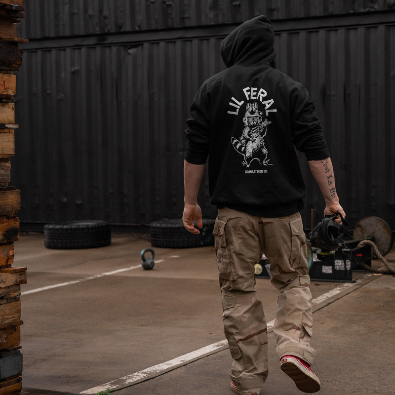 Load image into Gallery viewer, Lil Feral Raccoon Men's Hoodie