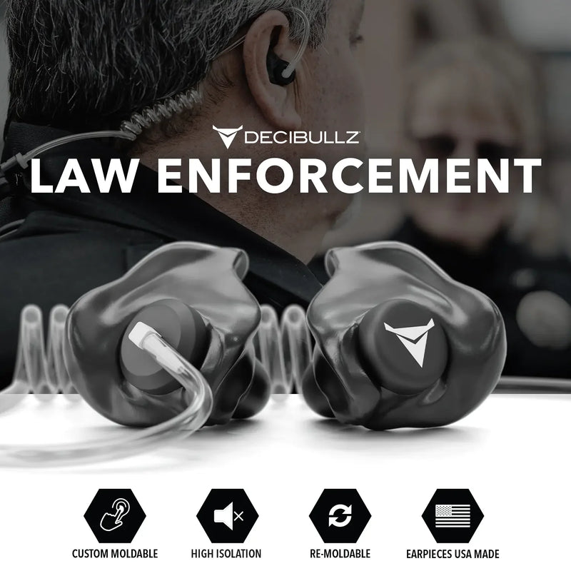 Load image into Gallery viewer, +Isolation Custom Molded Listen-Only Surveillance Acoustic Tube Headset