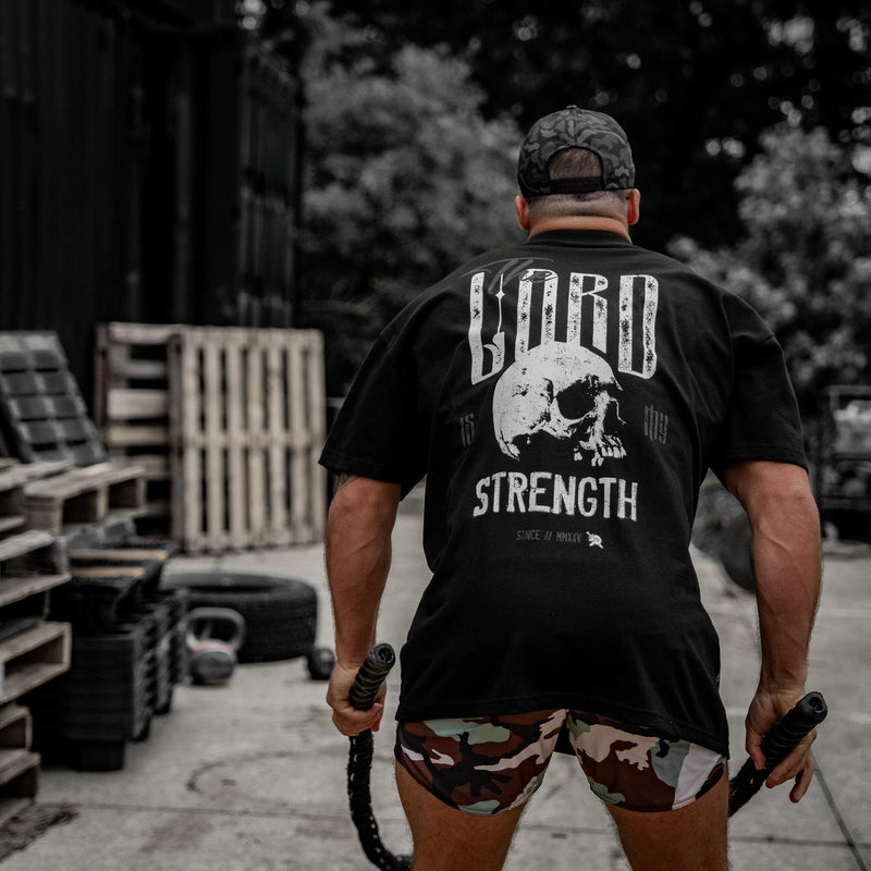 Load image into Gallery viewer, The Lord Is My Strength Heavyweight Men's T-Shirt
