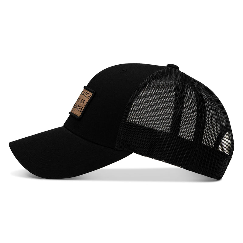 Load image into Gallery viewer, Lord Watch Over Me As I Stack Bodies Tan Patch Snapback Hat