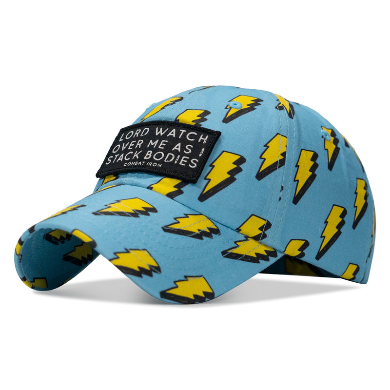 Load image into Gallery viewer, Lord Watch Over Me As I Stack Bodies Patch Tactical Ripstop Mesh Snapback Hat