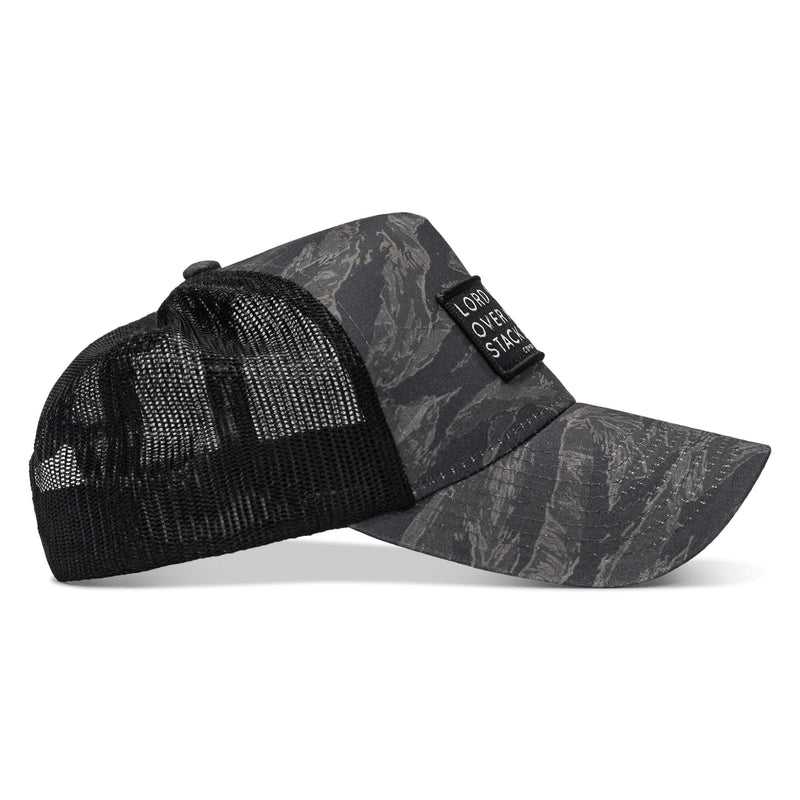 Load image into Gallery viewer, Lord Watch Over Me As I Stack Bodies Patch Five Panel Breacher Snapback Hat