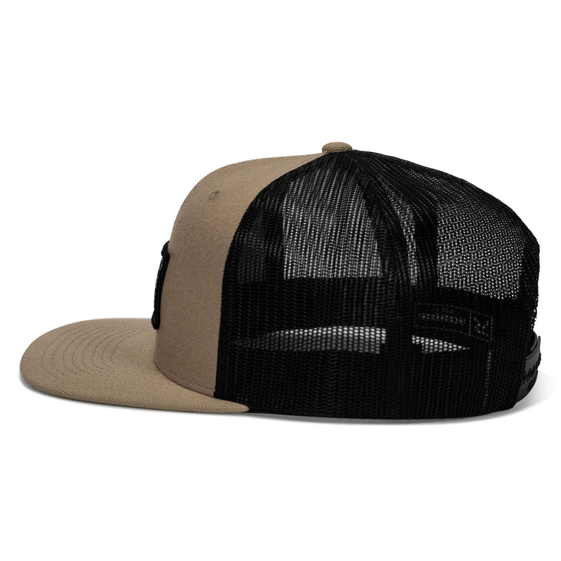 Load image into Gallery viewer, Lord Watch Over Me As I Stack Bodies Patch Flatbill SnapBack Hat