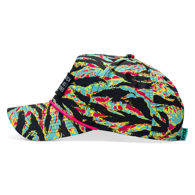 Load image into Gallery viewer, Lord Watch Over Me As I Stack Bodies Patch Waterproof Weekender Snapback
