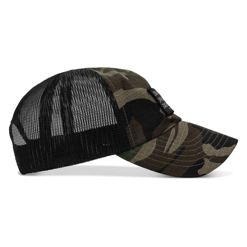 Load image into Gallery viewer, Lord Watch Over Me As I Stack Bodies Patch Tactical Ripstop Mesh Snapback Hat