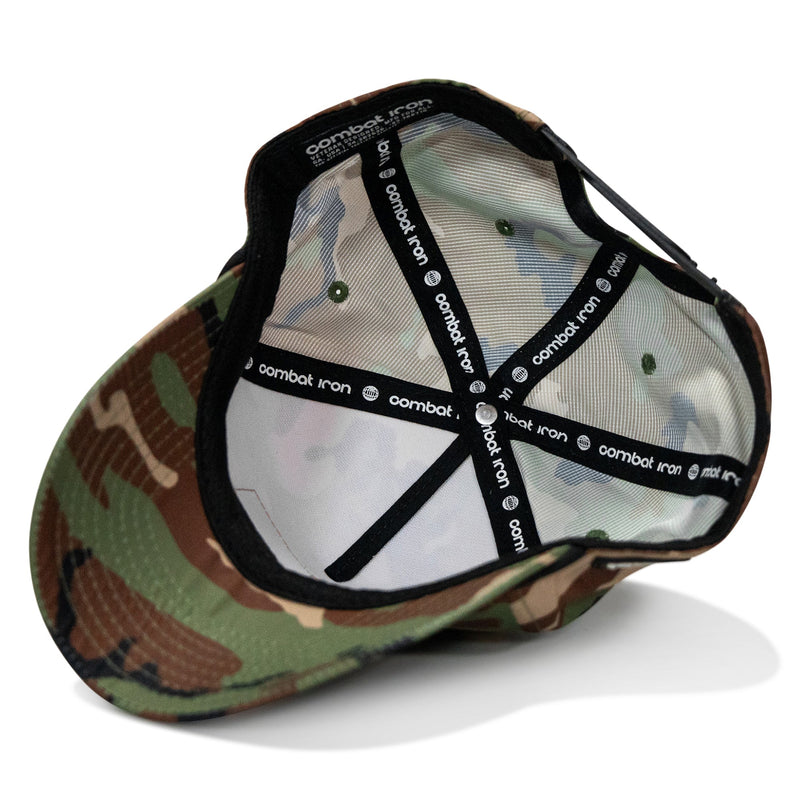 Load image into Gallery viewer, Lord Watch Over Me As I Stack Bodies (Tan) Patch Waterproof Weekender Snapback