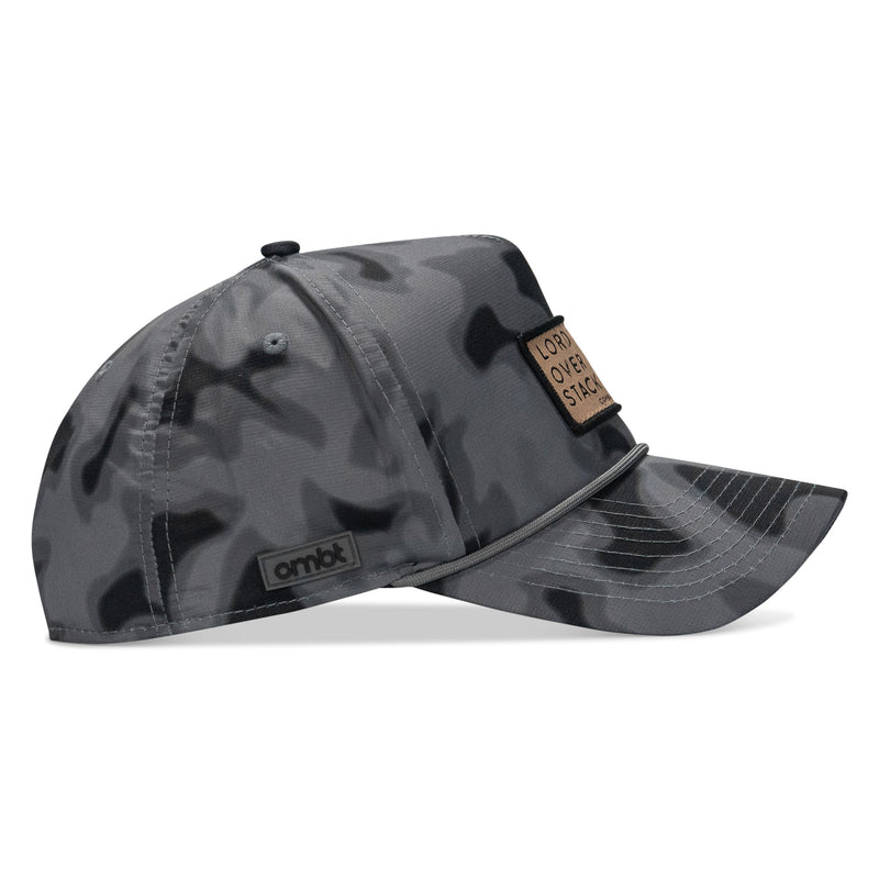Load image into Gallery viewer, Lord Watch Over Me As I Stack Bodies (Tan) Patch Waterproof Weekender Snapback